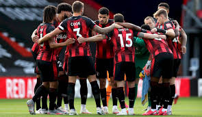 AFC Bournemouth players brainstorm